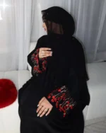 EID Modest Islamic Clothing Embroidery Fashion Floral Abaya Girl Kimono Muslim Women Open Dubai Abaya - Image 2
