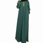 Stylish Dress Female\'s Clothes Abaya Prayer Maxi Dress Ladies Arab Robe Long Sleeve Muslim Dresses Women Plain
